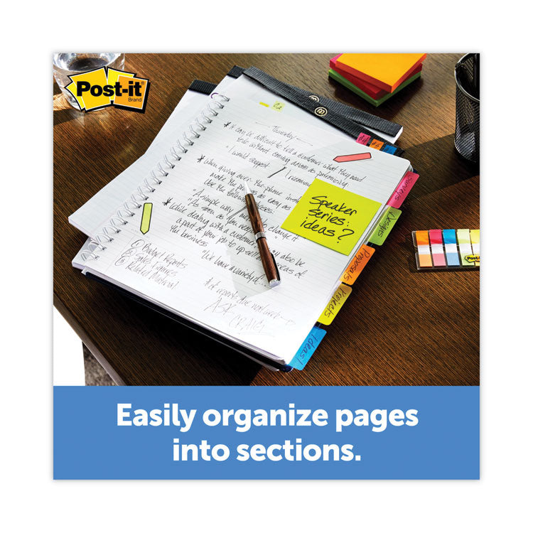 Post-it® Tabs Lined Tabs, 1/5-Cut, White, 2" Wide, 50/Pack (MMM686F50WH) Pack of 50