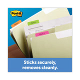 Post-it® Tabs Lined Tabs, 1/5-Cut, White, 2" Wide, 50/Pack (MMM686F50WH) Pack of 50