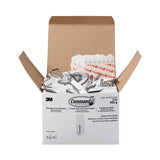 Command™ General Purpose Hooks, Medium, Metal, White, 2 lb Capacity, 35 Hooks and 40 Strips/Pack (MMM17065S35NA)