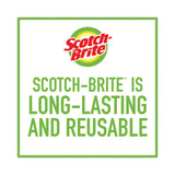 Scotch-Brite® Heavy-Duty Scouring Pad, 3.8 x 6, Green, 5/Carton (MMM2265)