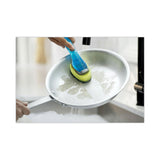 Scotch-Brite® Soap-Dispensing Dishwand, 2.5 x 9.5, Yellow/Green (MMM6504EA)