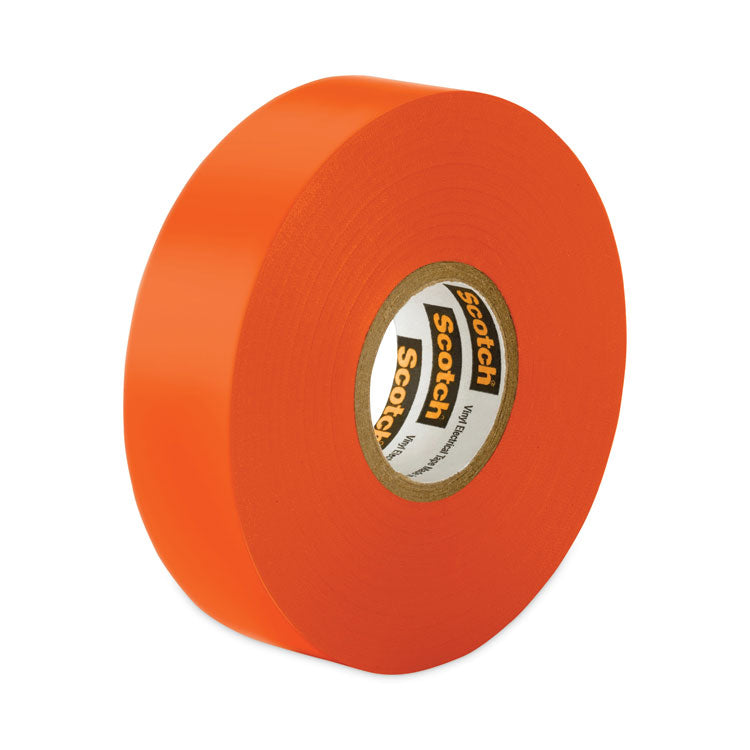 3M™ Scotch 35 Vinyl Electrical Color Coding Tape, 3" Core, 0.75" x 66 ft, Orange (MMM10869) 1 Roll