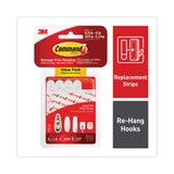 Command™ Damage-Free Hanging Indoor Refill Strips, (8) Small (0.63" x 1.81"), (4) Med (0.63" x 2.75"), (4) Large (0.75" x 3.65"),White (MMM17200) Pack of 5