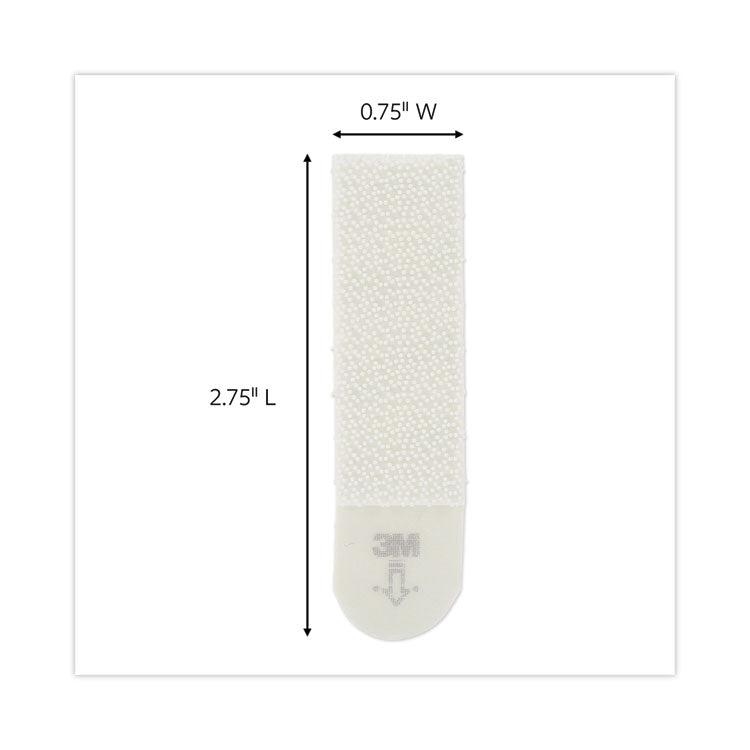 Command™ Picture Hanging Strips, Value Pack, Medium, Removable, Holds Up to 12 lbs, 0.75 x 2.75, White, 12 Pairs/Pack (MMM1720412ES) Pack Of 12