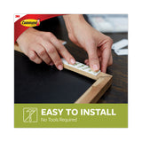 Command™ Picture Hanging Strips, Value Pack, Medium, Removable, Holds Up to 12 lbs, 0.75 x 2.75, White, 12 Pairs/Pack (MMM1720412ES) Pack Of 12