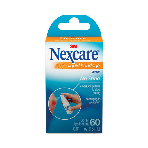 3M Nexcare™ No-Sting Liquid Bandage Spray, 0.61 oz (MMMLBS11803) Each