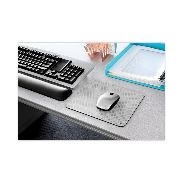 3M™ Precise Mouse Pad with Nonskid Back, 9 x 8, Bitmap Design (MMMMP114BSD1) Each