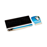 3M™ Fun Design Clear Gel Mouse Pad with Wrist Rest, 6.8 x 8.6, Beach Design (MMMMW308BH)