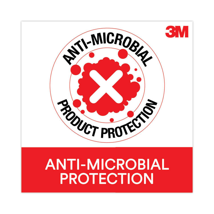 3M™ Antimicrobial Gel Small Wrist Rest, 7 x 2.37, Black (MMMWR305LE)