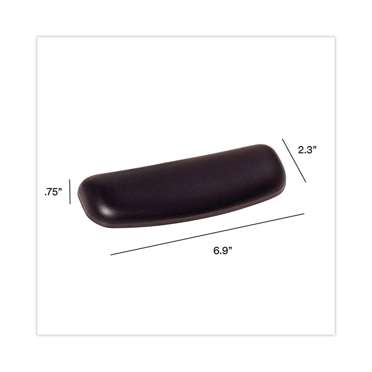 3M™ Antimicrobial Gel Small Wrist Rest, 7 x 2.37, Black (MMMWR305LE)