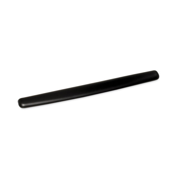 3M™ Antimicrobial Gel Thin Keyboard Wrist Rest, Extended Length, 25 x 2.5, Black (MMMWR340LE)