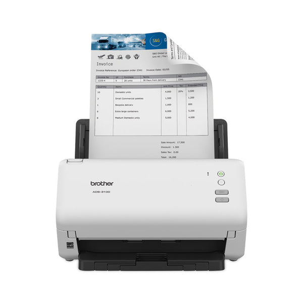 Brother ADS-3100 High-Speed Desktop Scanner, 600 dpi Optical Resolution, 60-Sheet ADF (BRTADS3100)