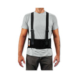 ergodyne® ProFlex 1625 Elastic Back Support Brace, 2X-Large, 42" to 46" Waist, Black, Ships in 1-3 Business Days (EGO11116) Each