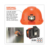 ergodyne® Skullerz 8970LED Class E Hard Hat Cap Style with LED Light, Orange, Ships in 1-3 Business Days (EGO60143) Each