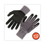 ergodyne® ProFlex 7000 Nitrile-Coated Gloves Microfoam Palm, Gray, Medium, 12 Pairs/Pack, Ships in 1-3 Business Days (EGO10363) Each