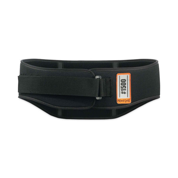 ergodyne® ProFlex 1500 Weight Lifters Style Back Support Belt, X-Large, 38" to 42" Waist, Black, Ships in 1-3 Business Days (EGO11474) Each