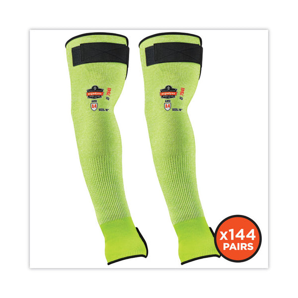 ergodyne® ProFlex 7941-PR CR Protective Arm Sleeve, 18", Lime, 144 Pairs/Carton, Ships in 1-3 Business Days (EGO17947) Each