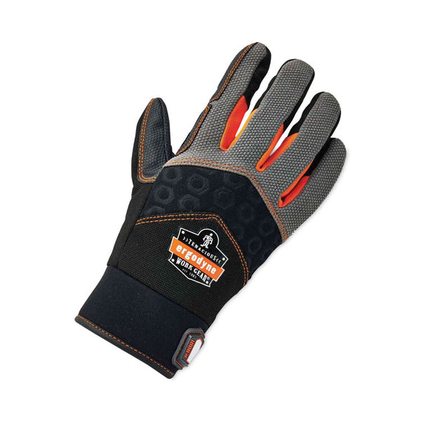 ergodyne® ProFlex 9001 Full-Finger Impact Gloves, Black, Small, Pair, Ships in 1-3 Business Days (EGO17772) 1 Pair