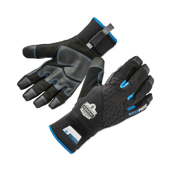 ergodyne® ProFlex 818WP Thermal WP Gloves with Tena-Grip, Black, 2X-Large, Pair, Ships in 1-3 Business Days (EGO17386) 1 Pair