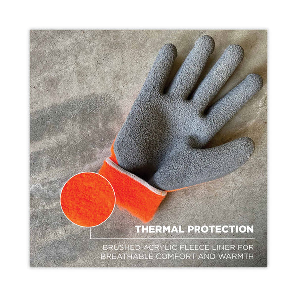 ergodyne® ProFlex 7401 Coated Lightweight Winter Gloves, Orange, Large, Pair, Ships in 1-3 Business Days (EGO17624) 1 Pair