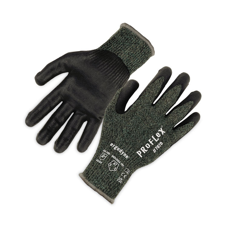 ergodyne® ProFlex 7070 ANSI A7 Nitrile Coated CR Gloves, Green, X-Large, 12 Pairs/Pack, Ships in 1-3 Business Days (EGO18035) Each