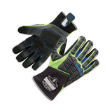 ergodyne® ProFlex 925WP Performance Dorsal Impact-Reducing Thermal Waterprf Gloves, Black/Lime, Large, Pair, Ships in 1-3 Business Days (EGO18104) 1 Pair