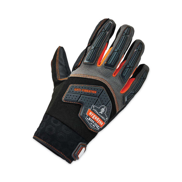 ergodyne® ProFlex 9015F(x) Certified Anti-Vibration Gloves and Dorsal Protection, Black, Small, Pair, Ships in 1-3 Business Days (EGO17302) 1 Pair