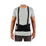 ergodyne® ProFlex 100 Economy Spandex Back Support Brace, 3X-Large, 46" to 52" Waist, Black, Ships in 1-3 Business Days (EGO11387) Each