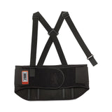 ergodyne® ProFlex 1600 Standard Elastic Back Support Brace, X-Small, 20" to 25" Waist, Black, Ships in 1-3 Business Days (EGO11101) Each