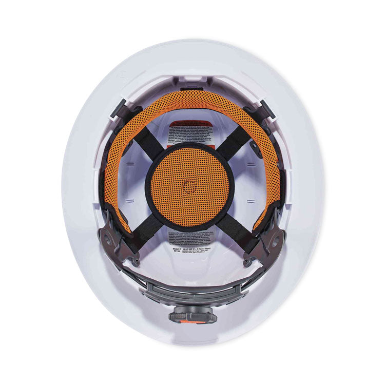 ergodyne® Skullerz 8971LED Class E Hard Hat Full Brim with LED Light, White, Ships in 1-3 Business Days (EGO60152) Each