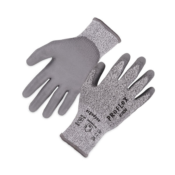 ergodyne® ProFlex 7030 ANSI A3 PU Coated CR Gloves, Gray, Medium, 12 Pairs/Pack, Ships in 1-3 Business Days (EGO10453) Each