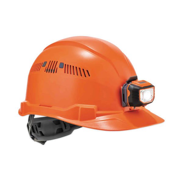 ergodyne® Skullerz 8972LED Class C Hard Hat Cap Style with LED Light, Orange, Ships in 1-3 Business Days (EGO60147)