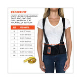 ergodyne® ProFlex 2000SF High-Performance Spandex Back Support Brace, X-Small, 20" to 25" Waist, Black, Ships in 1-3 Business Days (EGO11281) Each