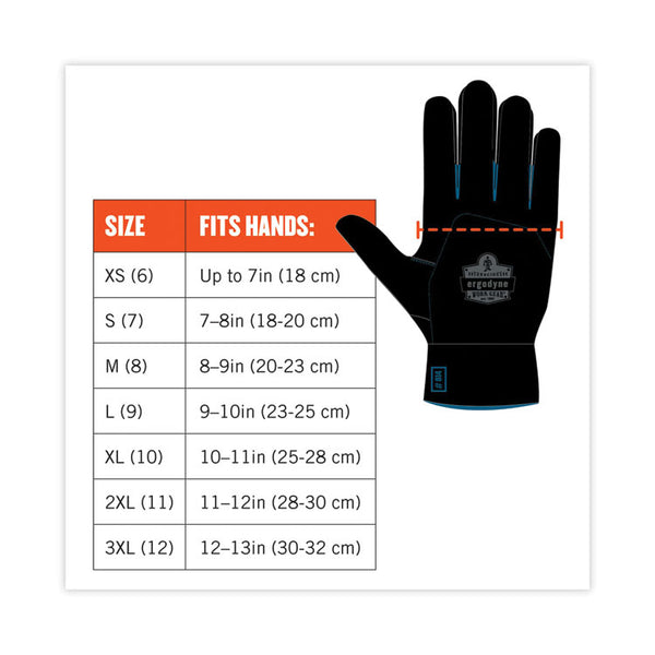 ergodyne® ProFlex 819WP Extreme Thermal WP Gloves, Black, Small, Pair, Ships in 1-3 Business Days (EGO17612) 1 Pair