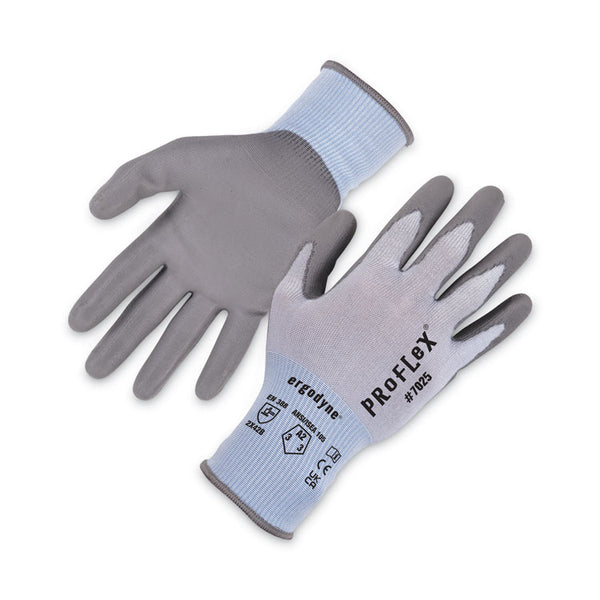 ergodyne® ProFlex 7025 ANSI A2 PU Coated CR Gloves, Blue, X-Large, 12 Pairs/Pack, Ships in 1-3 Business Days (EGO10425) Each