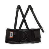 ergodyne® ProFlex 100 Economy Spandex Back Support Brace, X-Large, 38" to 42" Waist, Black, Ships in 1-3 Business Days (EGO11385) Each