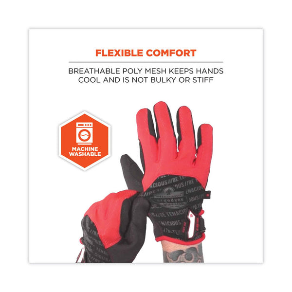 ergodyne® ProFlex 812CR6 ANSI A6 Utility and CR Gloves, Black, Medium, Pair, Ships in 1-3 Business Days (EGO17923) 1 Pair
