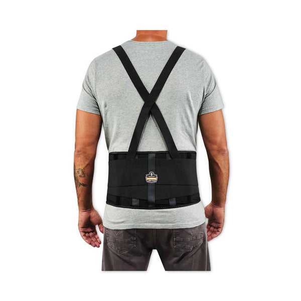 ergodyne® ProFlex 100 Economy Spandex Back Support Brace, X-Large, 38" to 42" Waist, Black, Ships in 1-3 Business Days (EGO11385) Each