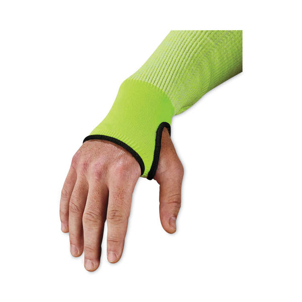 ergodyne® ProFlex 7941-PR CR Protective Arm Sleeve, 18", Lime, Pair, Ships in 1-3 Business Days (EGO17943) 1 Pair