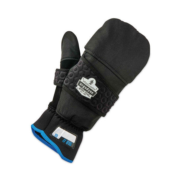 ergodyne® ProFlex 816 Thermal Flip-Top Gloves, Black, X-Large, Pair, Ships in 1-3 Business Days (EGO17345) 1 Pair