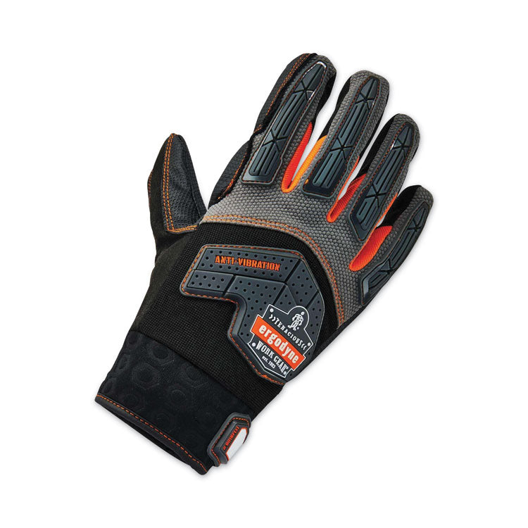 ergodyne® ProFlex 9015F(x) Certified Anti-Vibration Gloves and Dorsal Protection, Black, 2X-Large, Pair, Ships in 1-3 Business Days (EGO17306) 1 Pair