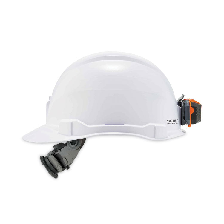 ergodyne® Skullerz 8970LED Class E Hard Hat Cap Style with LED Light, White, Ships in 1-3 Business Days (EGO60142)
