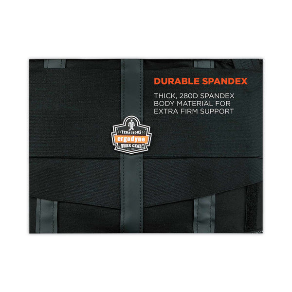 ergodyne® ProFlex 1100SF Standard Spandex Back Support Brace, Small, 25" to 30" Waist, Black, Ships in 1-3 Business Days (EGO11602) Each