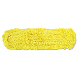 Rubbermaid® Commercial Trapper Commercial Dust Mop, Looped-end Launderable, 5" x 48", Yellow (RCPJ15700YEL) Each