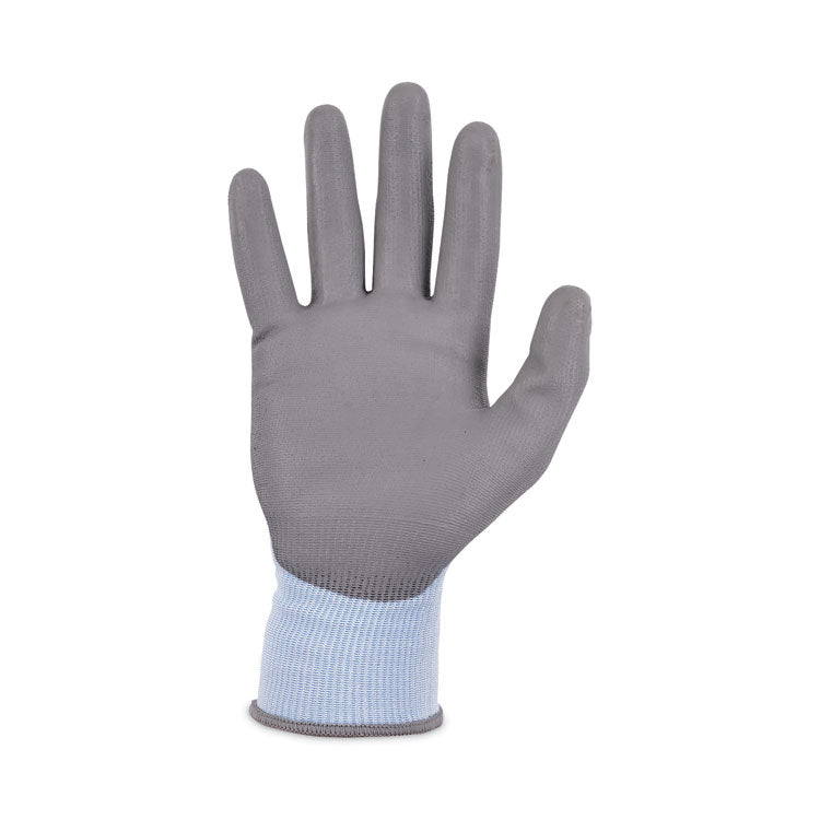 ergodyne® ProFlex 7025 ANSI A2 PU Coated CR Gloves, Blue, Large, Pair, Ships in 1-3 Business Days (EGO10434) 1 Pair