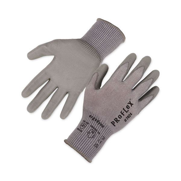 ergodyne® ProFlex 7024 ANSI A2 PU Coated CR Gloves, Gray, Medium, 12 Pairs/Pack, Ships in 1-3 Business Days (EGO10393) Each