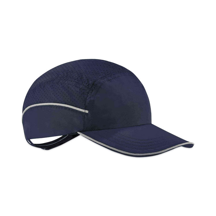ergodyne® Skullerz 8955 Lightweight Bump Cap Hat, Long Brim, Navy, Ships in 1-3 Business Days (EGO23337) Each