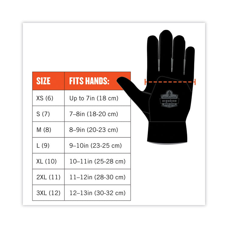 ergodyne® ProFlex 821 Smooth Surface Handling Gloves, Black, Small, Pair, Ships in 1-3 Business Days (EGO17232) 1 Pair