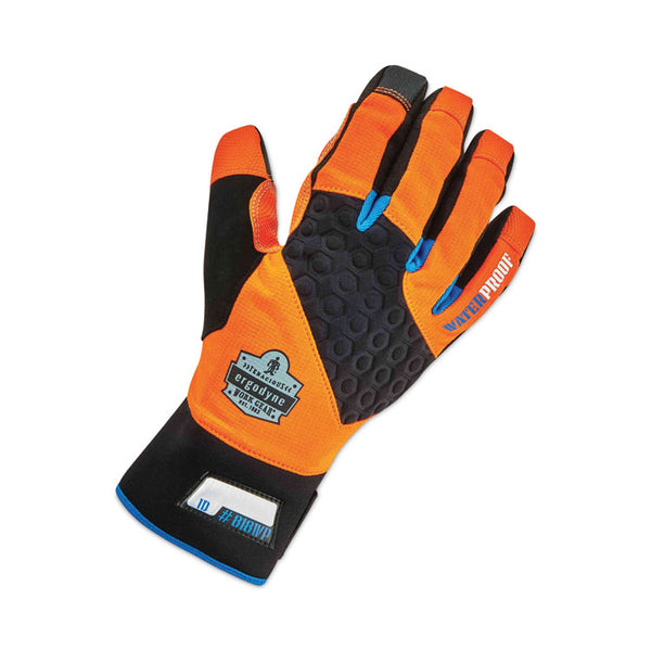 ergodyne® ProFlex 818WP Thermal WP Gloves with Tena-Grip, Orange, 2X-Large, Pair, Ships in 1-3 Business Days (EGO17396) 1 Pair