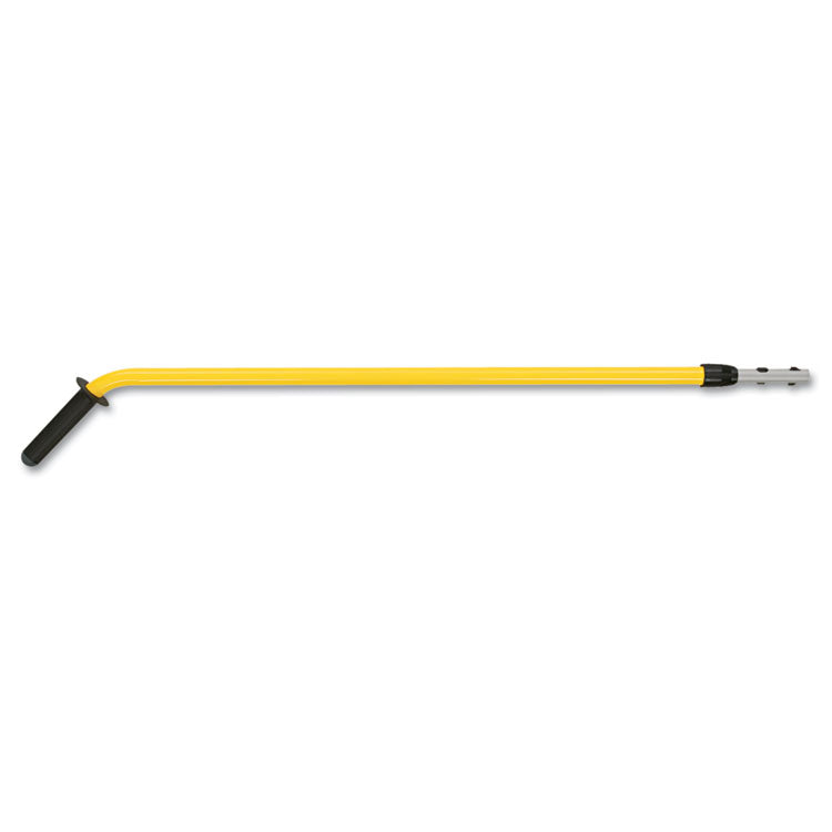 Rubbermaid® Commercial HYGEN™ HYGEN 48-72" Quick-Connect Ergo Adjustable Handle, Black/Yellow (RCPQ760) Each